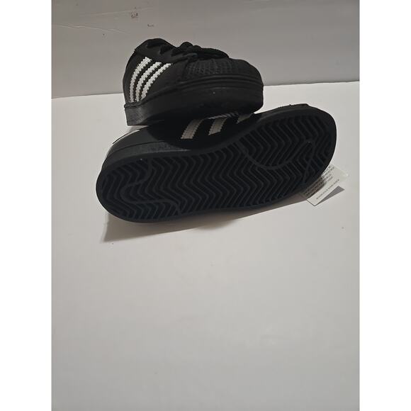 SUPERSTAR EL I ADIDAS Black/White/Black EF5396-SIZE 9K - Picture 7 of 10